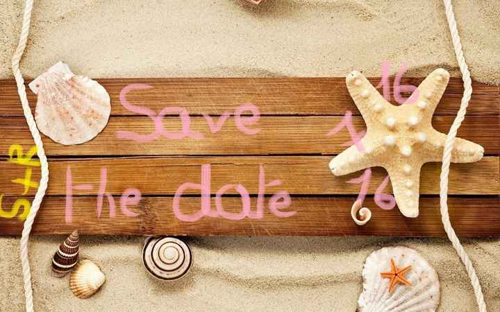 save the date DIY