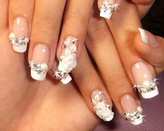 ongles de la mariée 