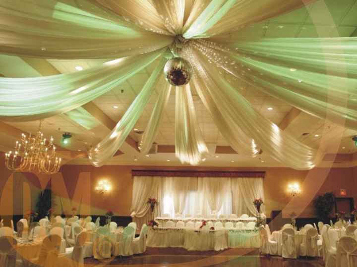 tenture plafond tirée