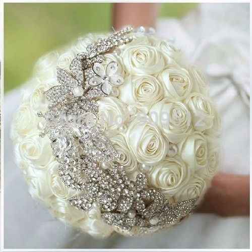 bouquet mariée strass
