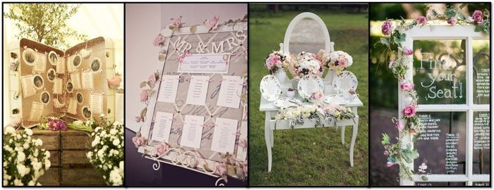 plan de table shabby chic