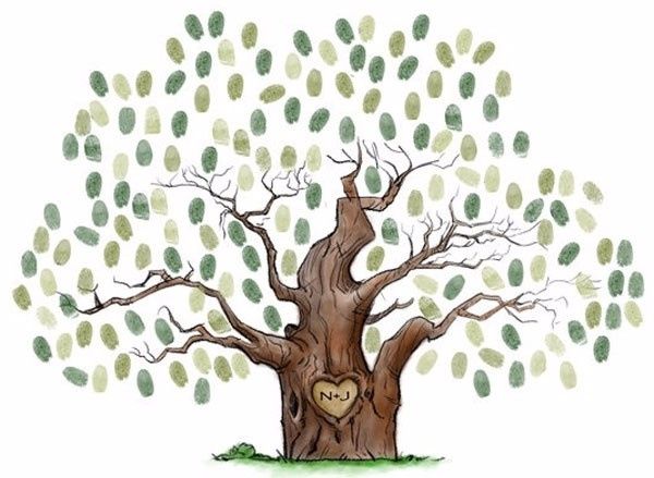 arbre à empreinte invité