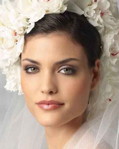 Exemples maquillage pour yeux vert/marron - 1