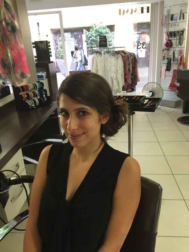 Nouveau coiffeur / nouveau style de chignon - 2