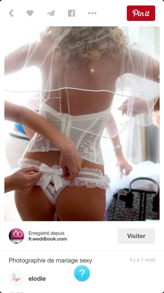 Lingerie pour la nuit de noce ?? - 1