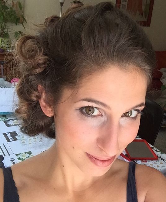 1er essai : maquillage/coiffure