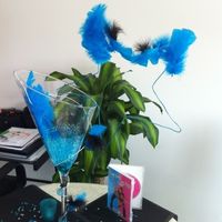 Décoration vase martini