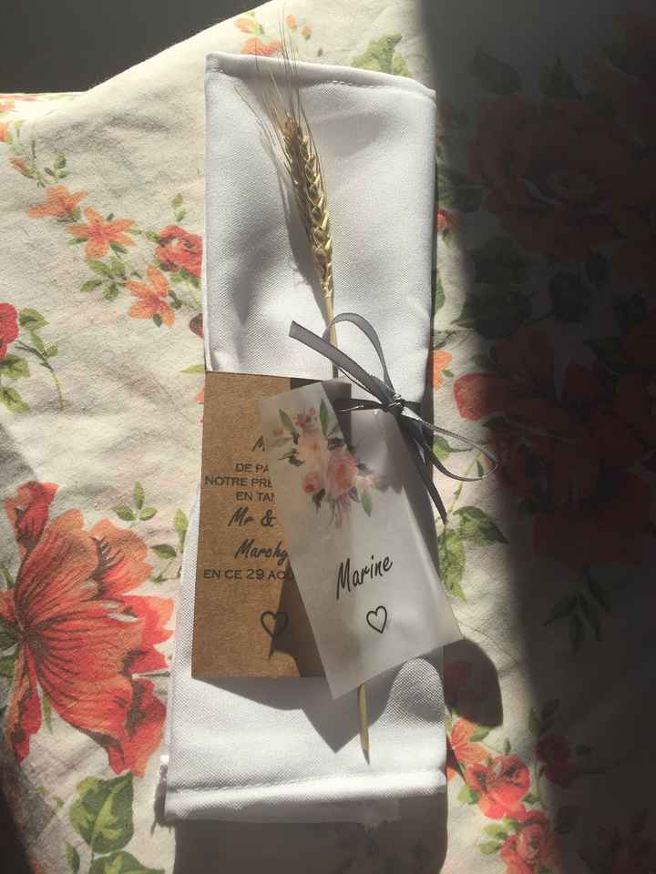 Essai serviette de table - 1