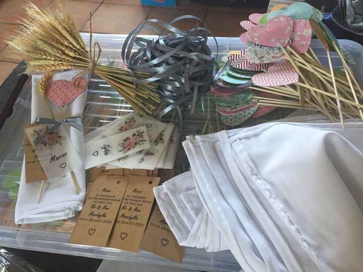 Serviettes de table terminées 🤪 - 1