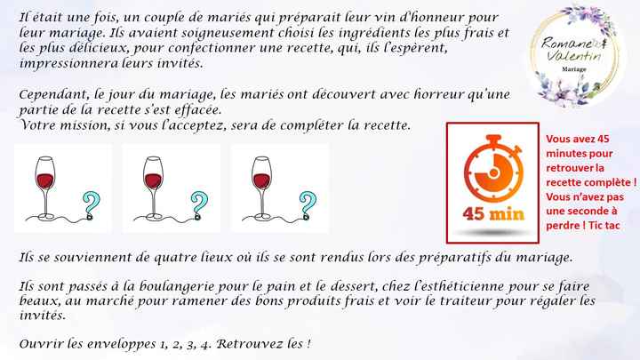 Escape game maison - 2