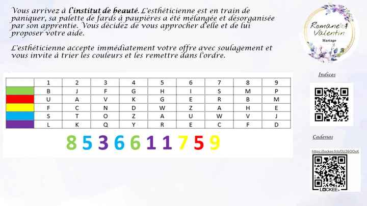 Escape game maison - 9