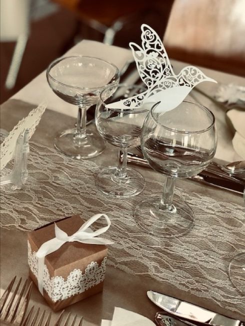 Jour j passé, notre décoration de table... - 3