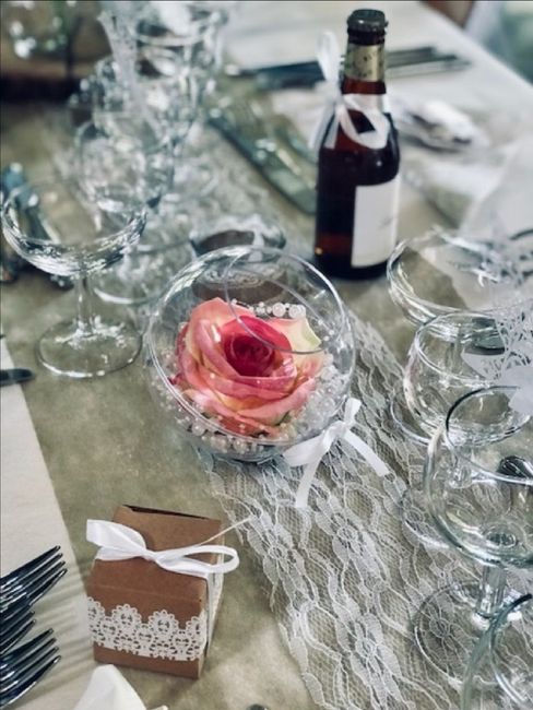 Jour j passé, notre décoration de table... - 4