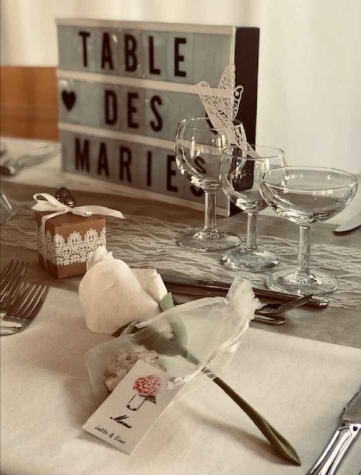 Jour j passé, notre décoration de table... - 1