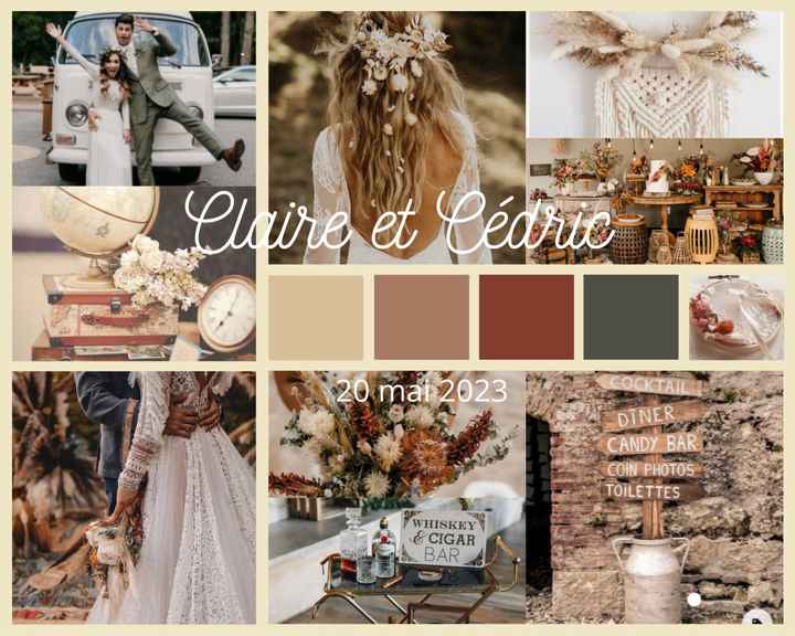 La couleur dominante de mon mariage est_____ - 1