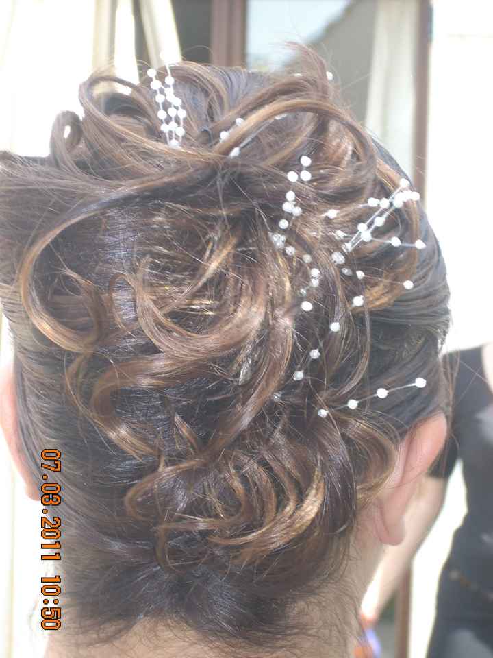 Mon chignon 1er essai