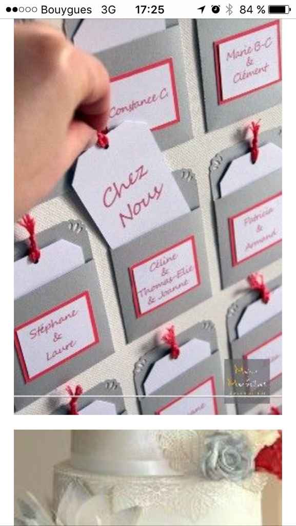 Panneau plan de table - 1