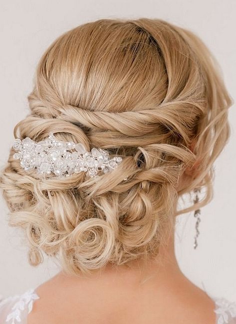 Chignon blond