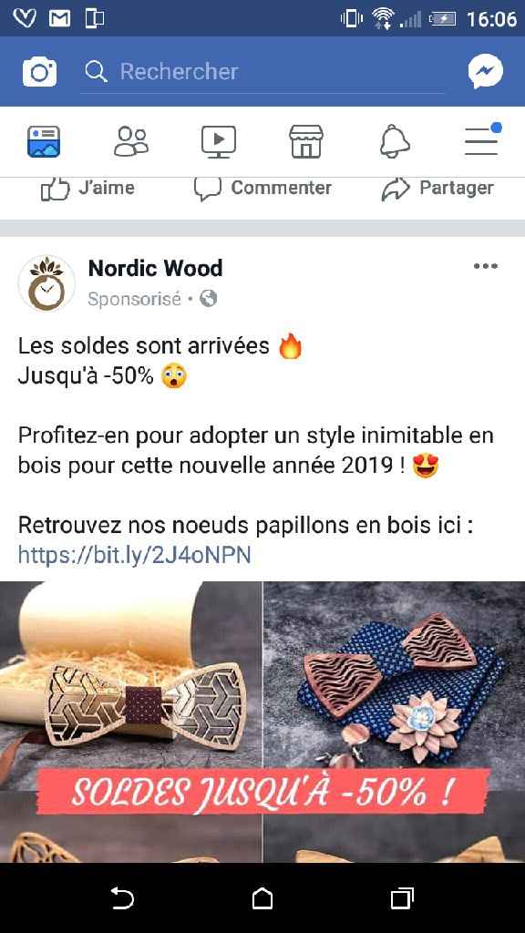 Recherche noeud papillon bois - 1