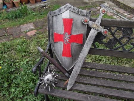 des armes et des bouclier 