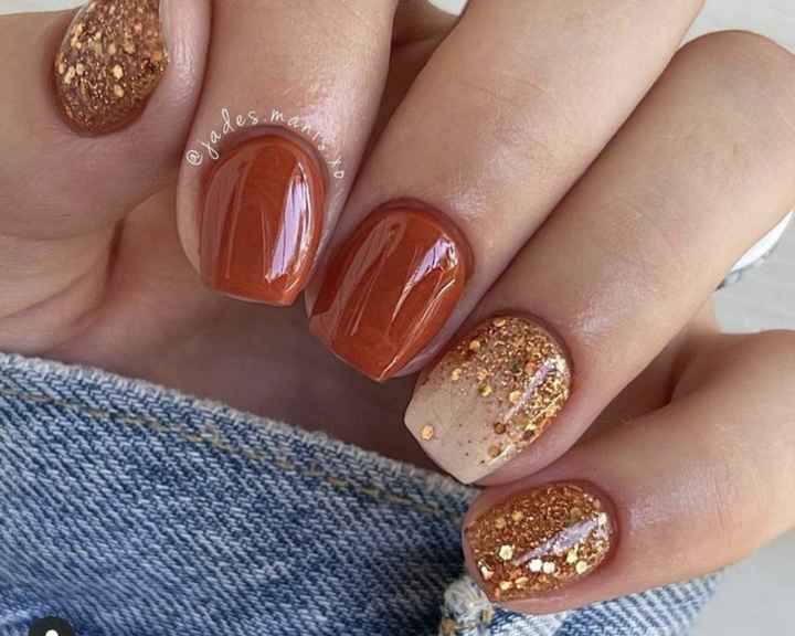 Manucure mariage automnale - 1