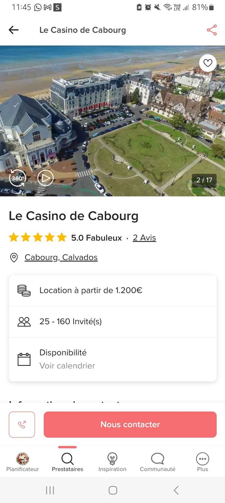 Lieu / cérémonie / cocktail vue mer en Normandie - 1
