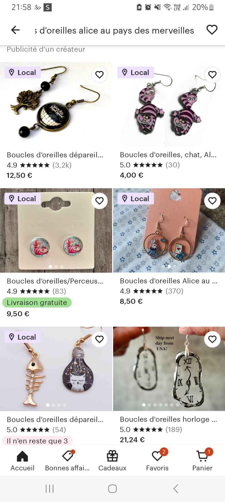 Boucle d'oreilles - 1