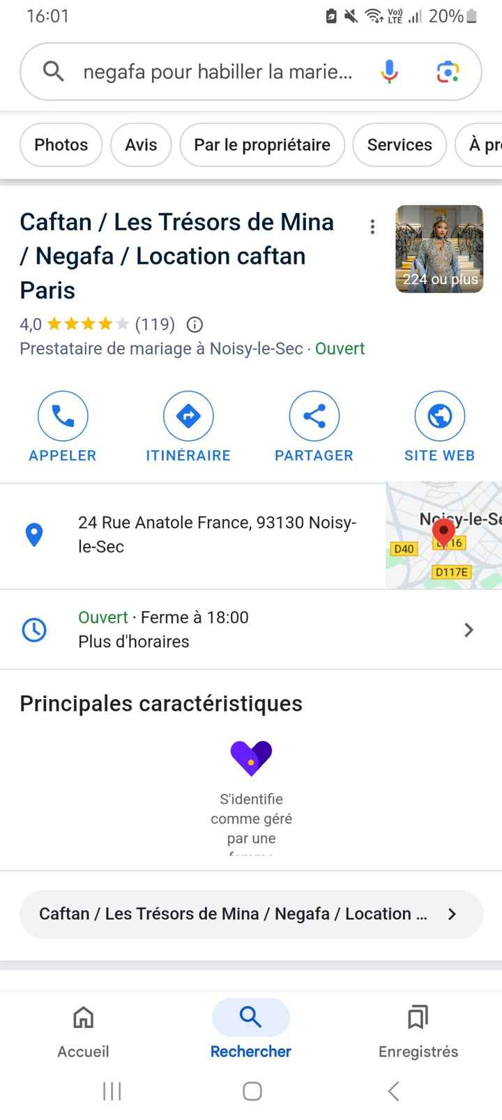 Recherche habilleuse (negafa) sans location de robe - 1