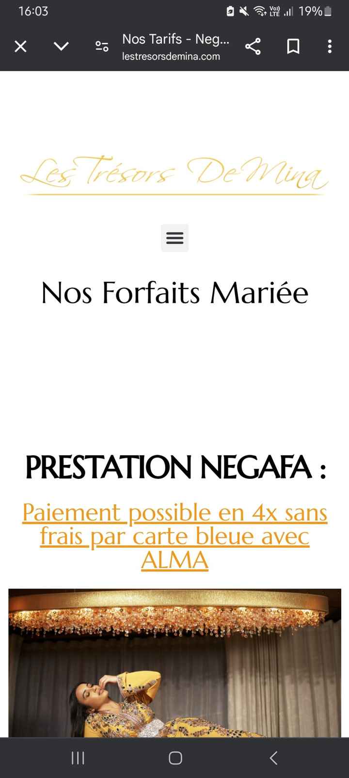 Recherche habilleuse (negafa) sans location de robe - 2