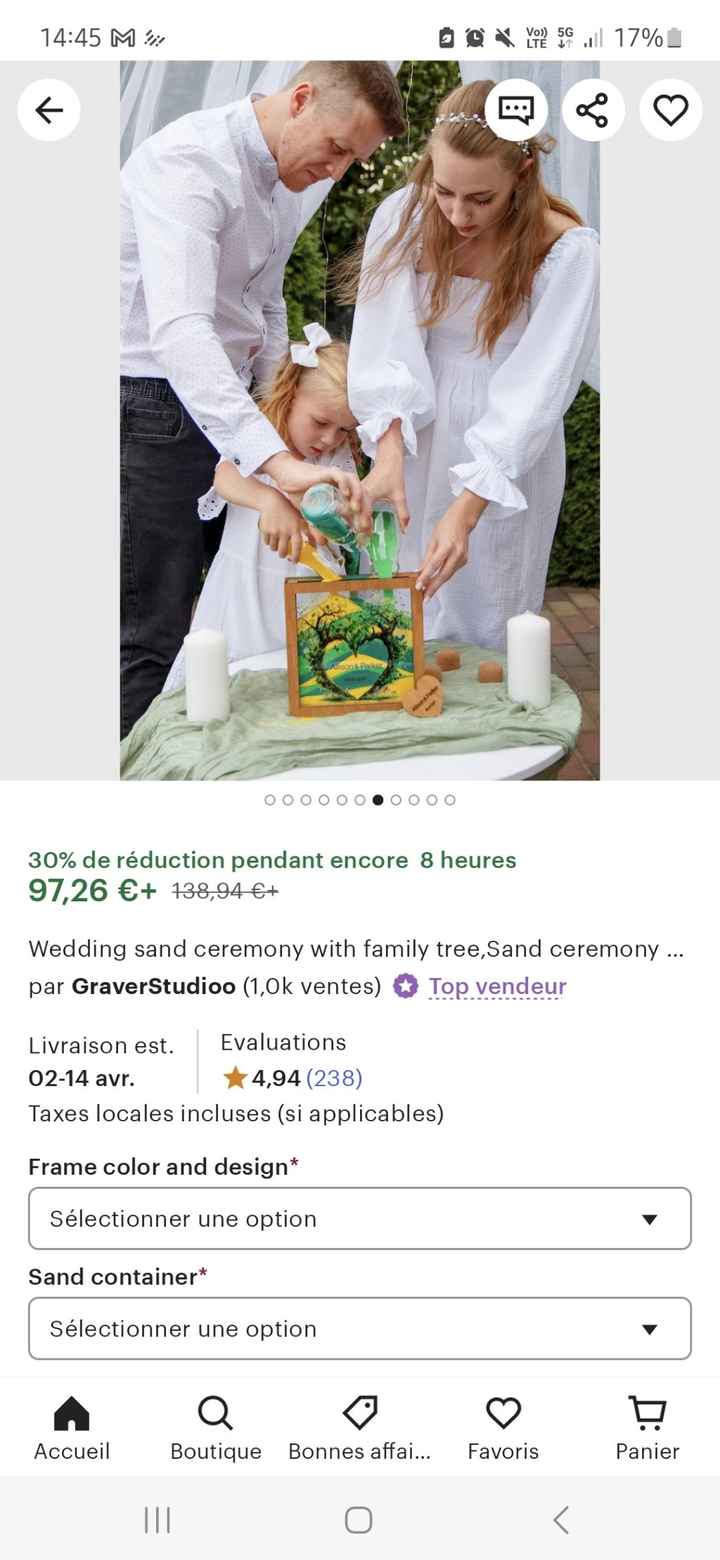 Cadre contenant pour rituel - 1