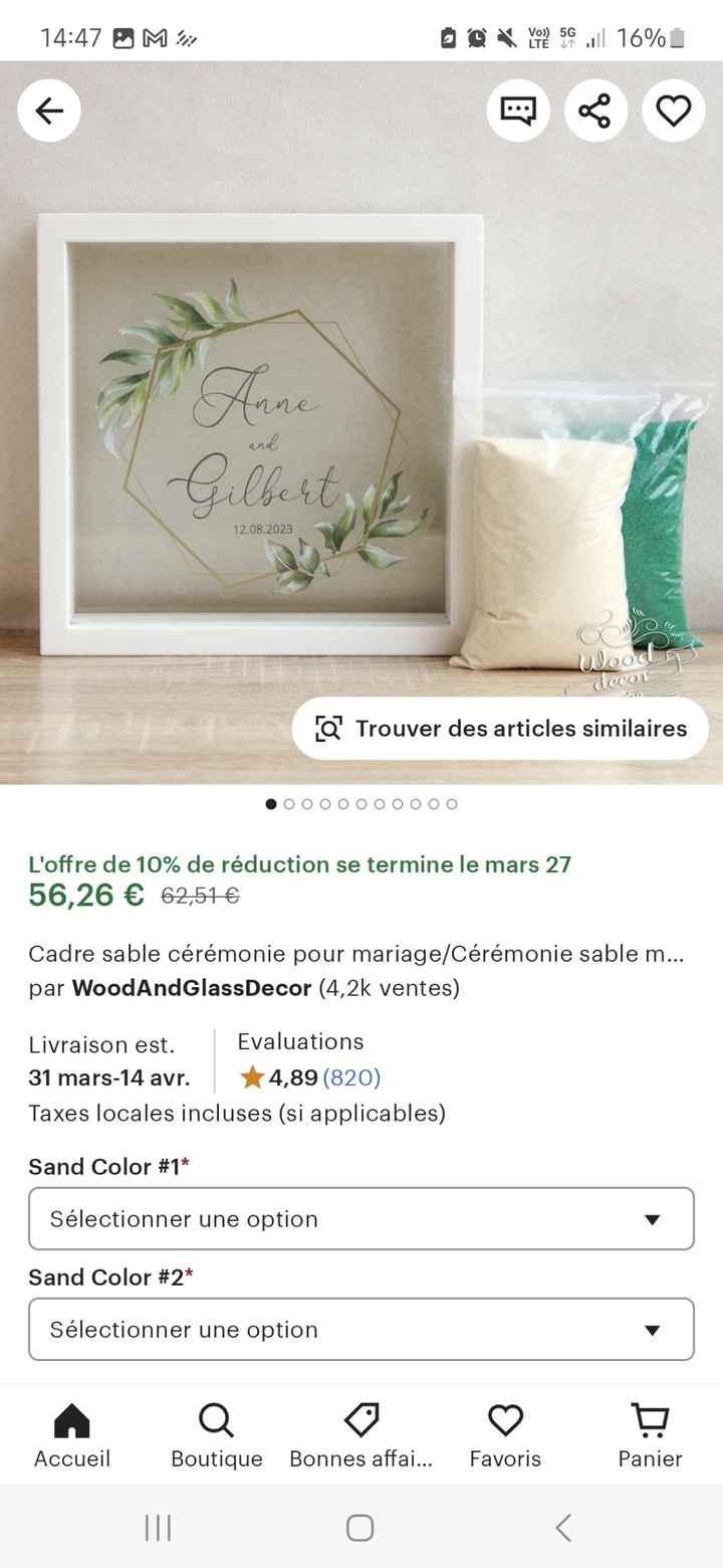 Cadre contenant pour rituel - 2