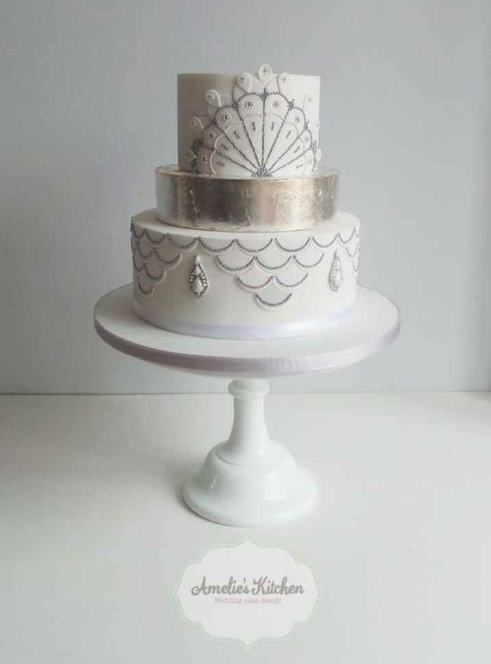 Des wedding cake couleur argent! - 4