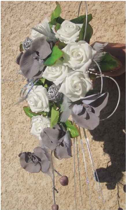 Des bouquets aux reflets argentés - 1
