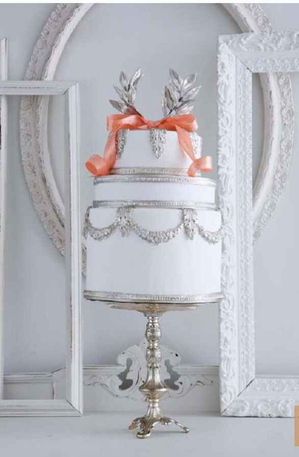 Des wedding cake couleur argent! - 4