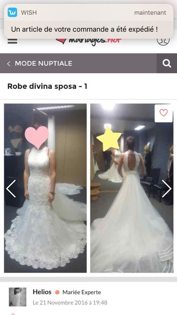 Qui a succombé a une robe demetrios ? 2