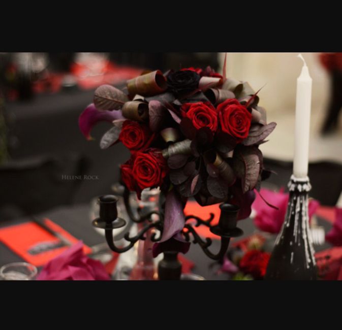 Inspiration mariage gothique romantique - 9