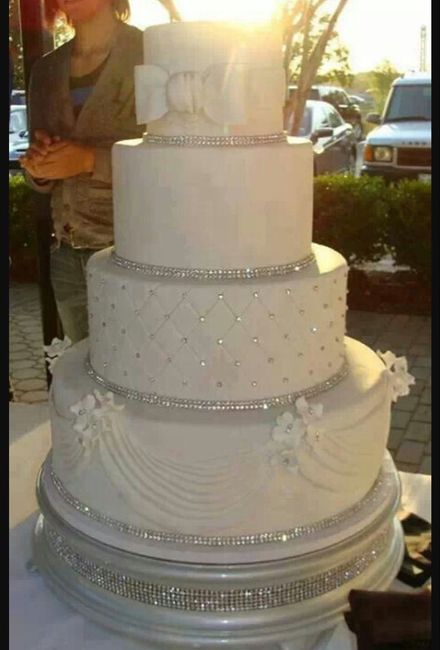 Des wedding cake couleur argent! - 2