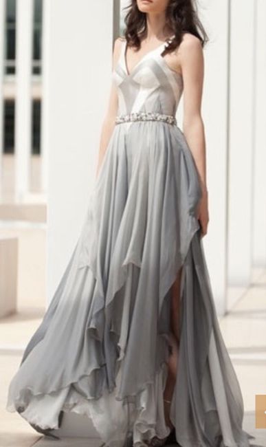 Robes argentées pour les demoiselles d'honneur - 3