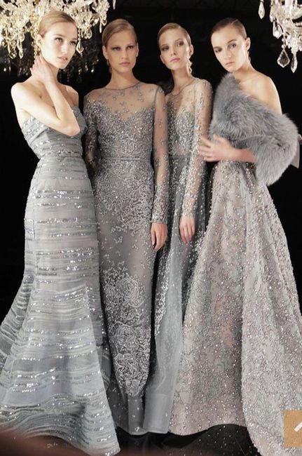 Robes argentées pour les demoiselles d'honneur - 7