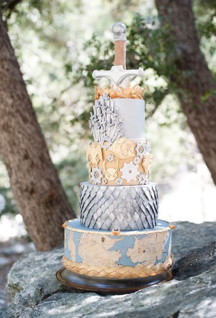 Des wedding cake couleur argent! - 2