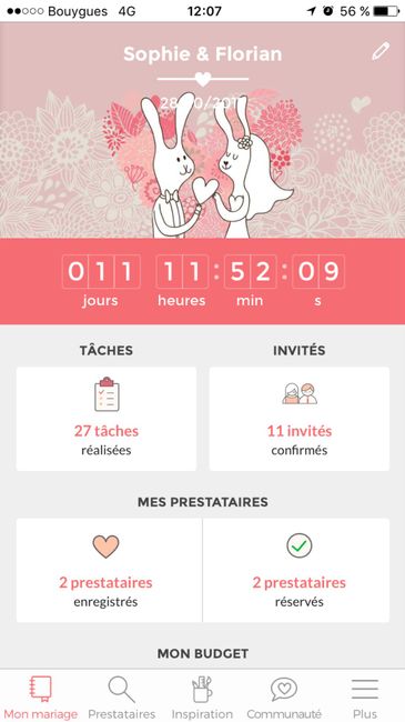 Combien de jours reste-il à votre compteur de mariage ? 1