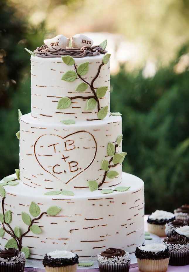 gâteau thème forêt