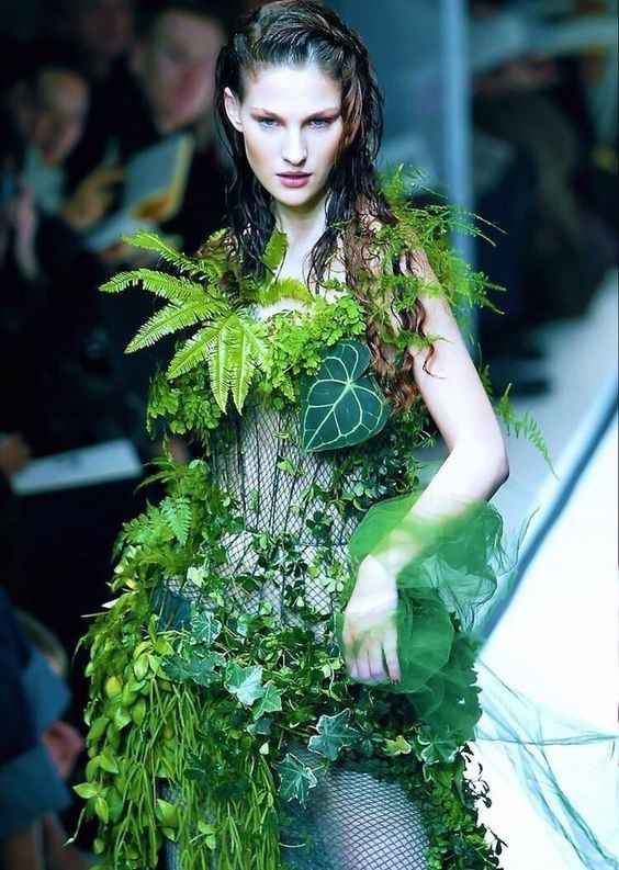 robe feuilles