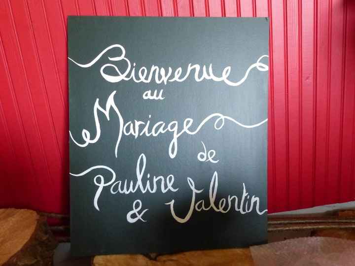 panneau accueil cérémonie