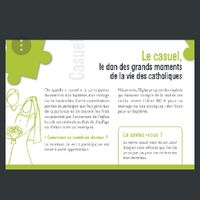 Le casuel ou participation aux frais pour l'organisation de la cérémonie de mariage - 1