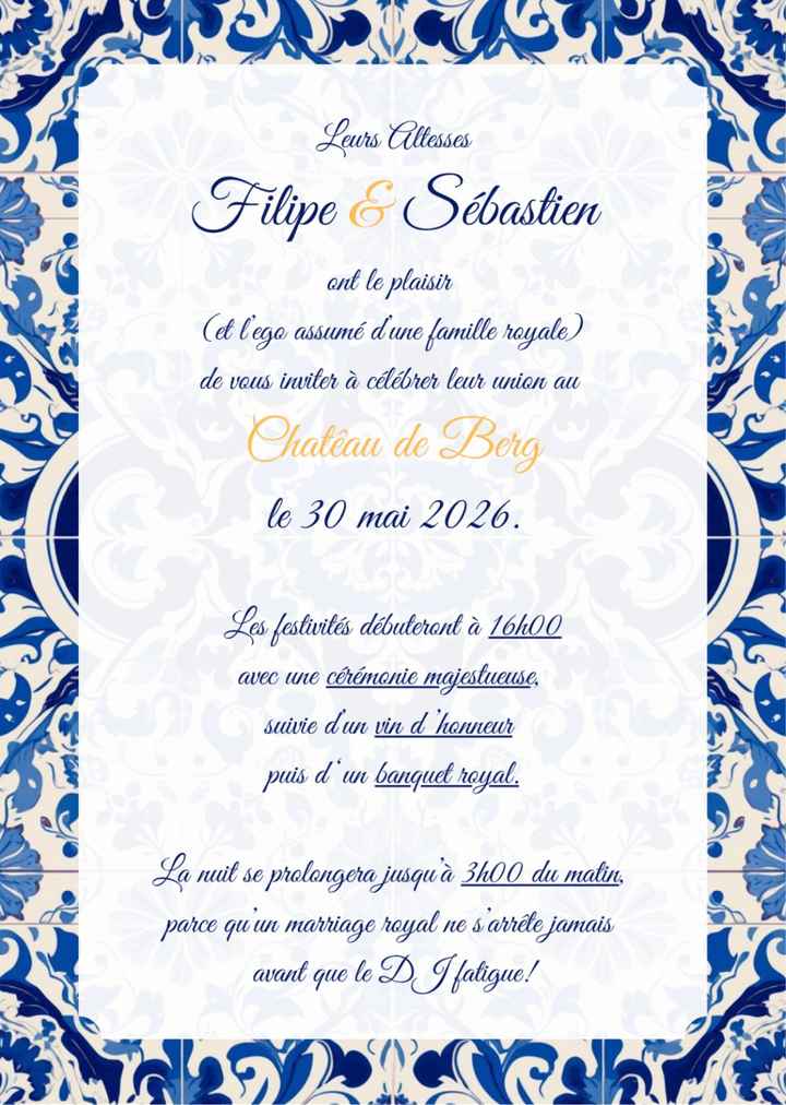 Faire part - 1