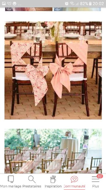 Décorer chaise avec tulle 6