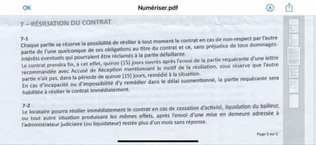 Annulation salle privé, par mail ? Légal ? 2