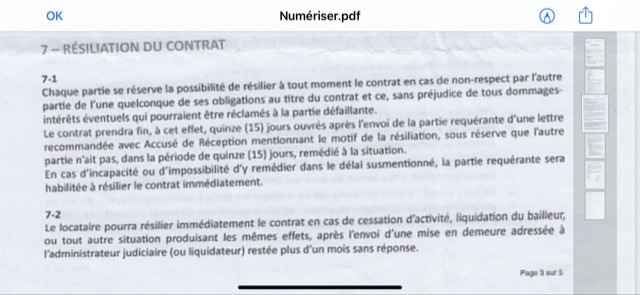 Annulation salle privé, par mail ? Légal ? - 1