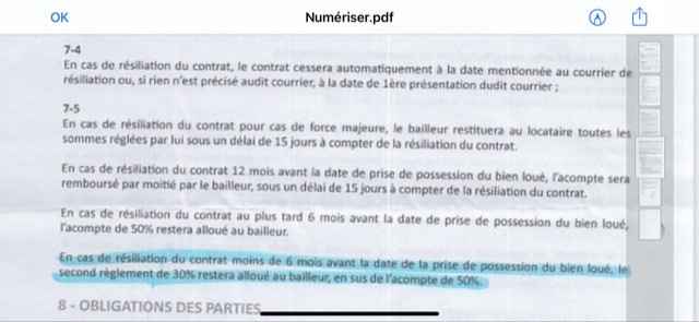 Annulation salle privé, par mail ? Légal ? - 1